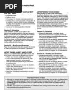 Michigan English Test: Before Taking An Met Sample Test You Will Need Interpreting Your Scores