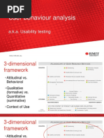 Week 7 - Behaviour and Analytics