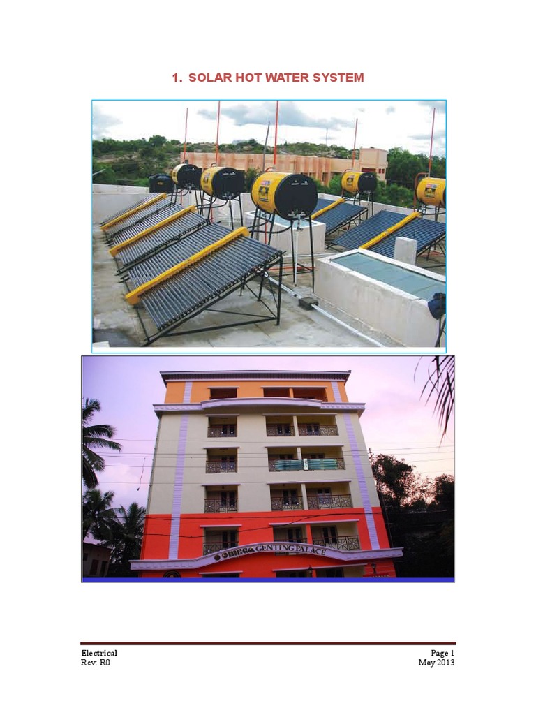 Solar Hot Water & PV System Guide | PDF | Electrical Grid | Water Heating