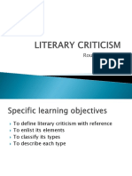 Literary Criticism