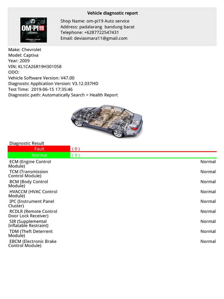 Chevrolet Captiva (No DTC) Abbreviation PDF