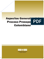 Aspectos Generales Del Proceso Presupuestal Colombiano