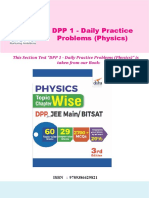 DPP 1 - Daily Practice Problems (Physics)