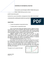 Properties of Exponential Functions