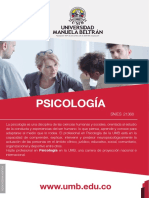 Plan de Estudios Psicologia Carreras Universitarias Pregrado Universidad Manuela Beltran