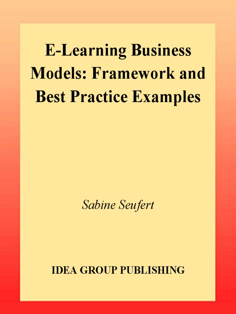 ELearning Business Models Framework and Best Practice Examples PDF