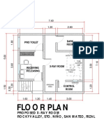 Floor Plan: Proposed X-Ray Room Rockyvalley, Sto. Niño, San Mateo, Rizal
