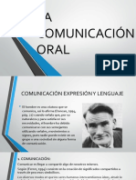 La Comunicación Oral