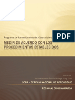 Medir de Acuerdo Con Los Procedimientos Establecidos. PATRÓN INGENIERÍA