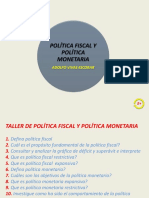 Política Fiscal y Política Monetaria