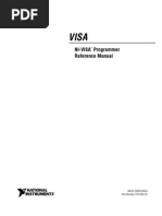 NI-VISA Programmer Reference Manual
