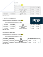 1° Opción Hacia Valledupar Precio de Boleto Aéreo Con Impuestos Incluidos $578