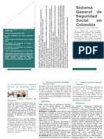 folleto ejemplo de sistema de seguridad social