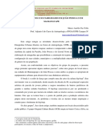 Circuitos e Sociabilidades Em João Pessoa e Em Mamanguape