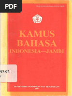 Kamus Bahasa Indonesia Jambi L-Z 341a