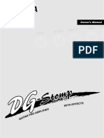 Pedaleira Guitarra - Dgstomp_en Yamaha Owner Manual