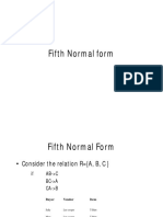 Fifth Normal Form