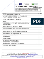 Vagas de Emprego de Sobral-11.10.19