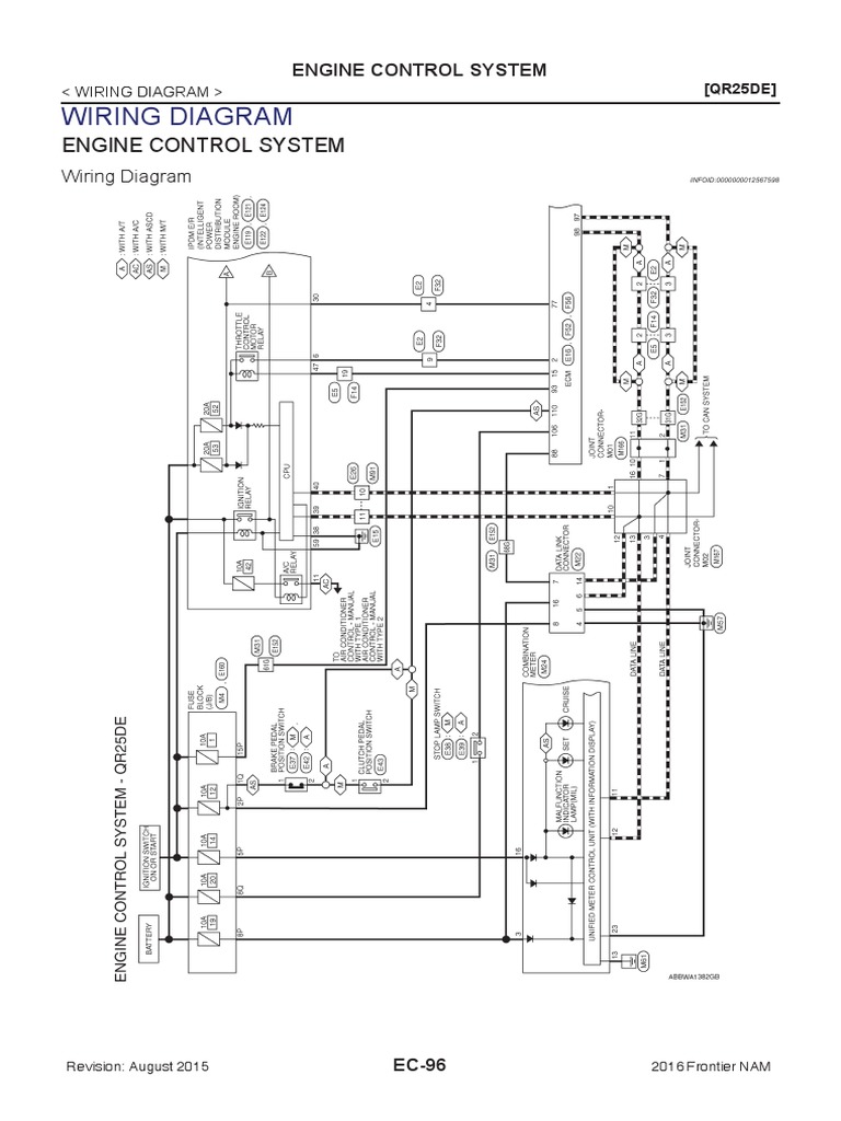 Wiring Diagram: Engine Control System | PDF