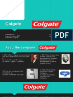 Colgate's Global Presence and Market Leadership