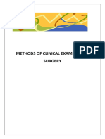 Methods of Clinical Examination