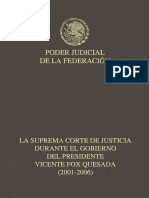 suprema corte durante el gobierno de vicente fox quesada