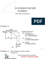 Frames Analysis Sample Problem: (With Solutions & Explanations)