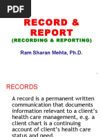 Record &: Ram Sharan Mehta, PH.D