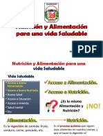 Nutrición y Alimentación para Una Vida Saludable