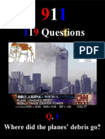 9/11 119 Questions. Free Book. October 2019.