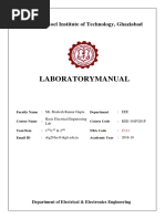 Basic Electrical Engg. Lab Manual