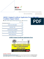 AHSEC Original Certificate