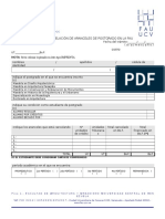 Planilla Cancelación de Aranceles de Postgrado en La Fau