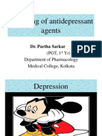Screening of Antidepressant Agents: Dr. Partha Sarkar