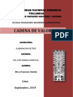 Cadena de Valor