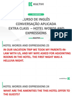 Hotel Room Terms and Expressions