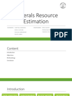 Minerals Resource Estimation: Members