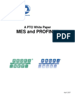 Mes and Profinet: A PTO White Paper