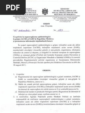 Ordin Msmps 1103 Din 02 10 2019 Gripa Iacrs Sari