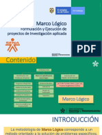 Parte 4 - Marco Lógico Formulación y Ejecución de Proyectos de Investigación PDF