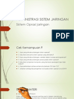 Sistem Operasi Jaringan Administrasi