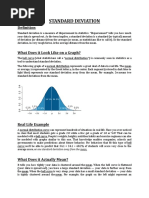 Standard and Quartile Deviation