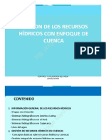 Gestión de Recursos Hìdricos Con Enfoque de Cuenca