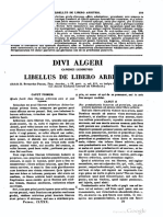 Algerus Leodiensis, Libellus de Libero Arbitrio, MLT