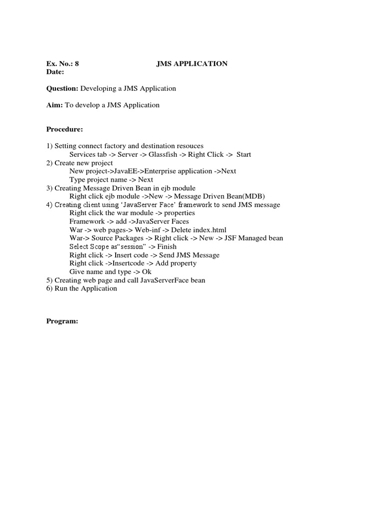 JMS Application Development Guide | PDF | Business