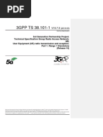 NR - User Equipment Radio Transmission & Reception