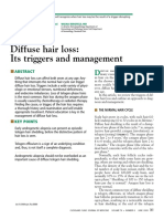 Diffuse Hair Loss Its Triggers and Management