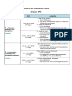 Zeitplan