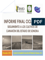 Informe Final COSAES 2014 Camaron