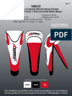 Magnetic Driver Head Cover Pantone Colors